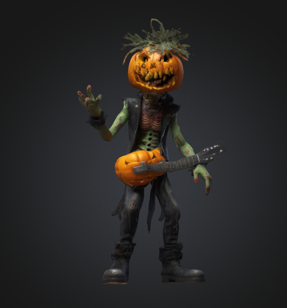 Rotten Riff the Pumpkin Punk