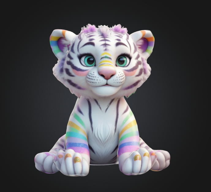 Prism the Rainbow Tiger